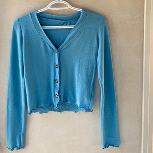Blue  Cardigan